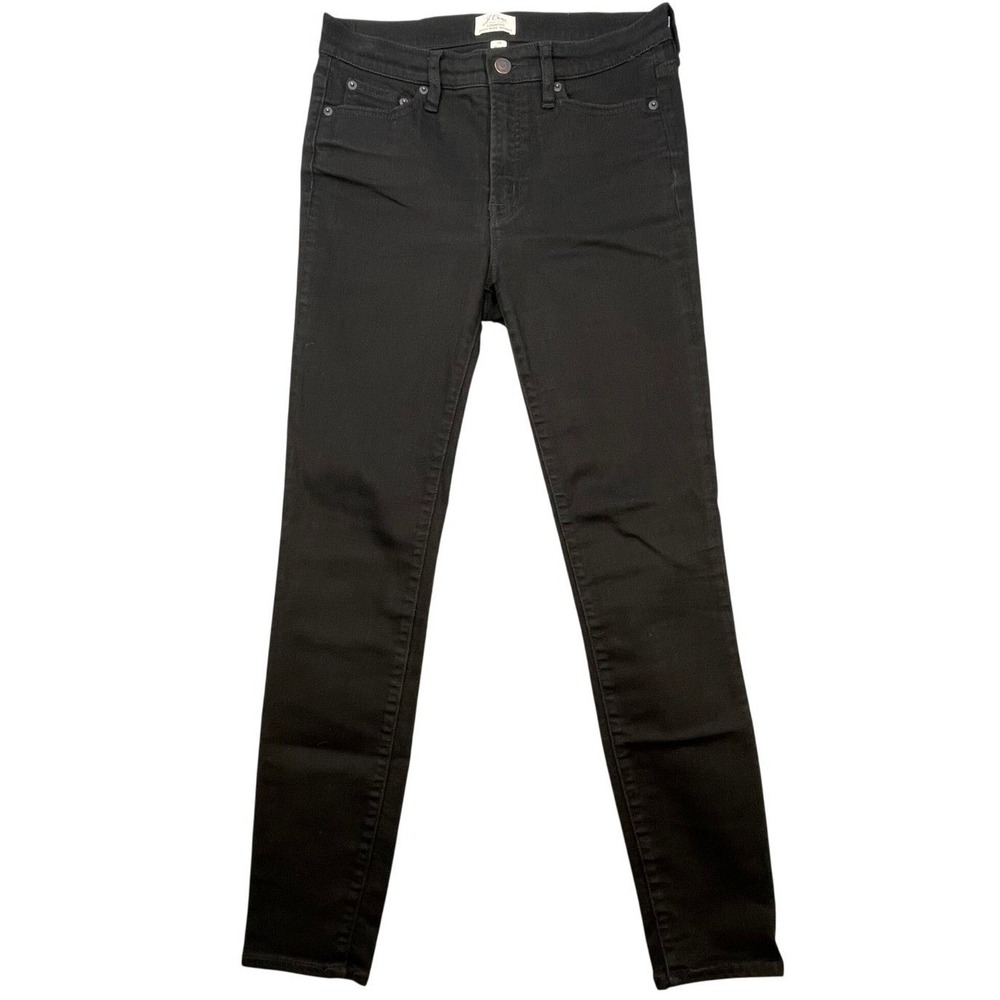 J.Crew Black Lookout High Rise Skinny Jeans Women 28